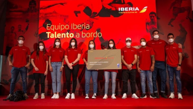 ep iberia presenta al equipo de talento a bordo formado por deportistas olimpicos y paralimpicos