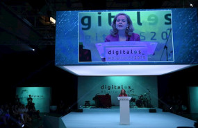 ep la ministra de economia y empresa en funciones nadia calvino participa en el digitales summit