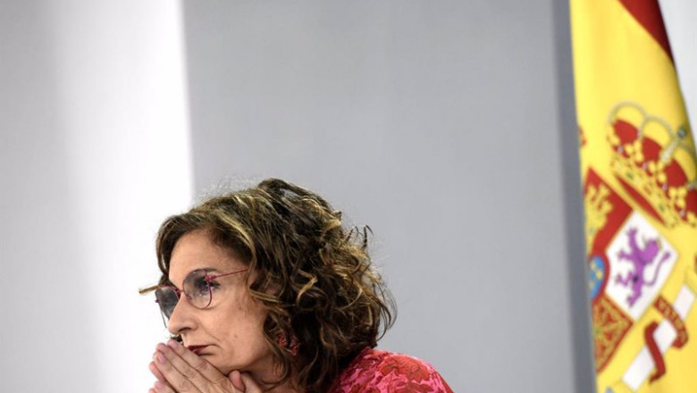 ep la ministra de hacienda maria jesus montero en una rueda de prensa posterior al consejo de ep la ministra de hacienda maria jesus montero en una rueda de prensa posterior al consejo de