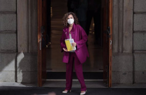 ep la ministra de hacienda y funcion publica maria jesus montero a su llegada con el proyecto de ley