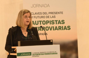 ep la presidenta de adif maria luisa dominguez durante la inauguracion de la jornada claves del