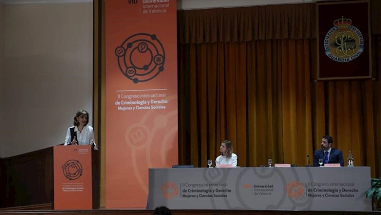 ep la secretaria de estado de seguridad ana botella en la inauguracion del congreso de criminologia ep la secretaria de estado de seguridad ana botella en la inauguracion del congreso de criminologia