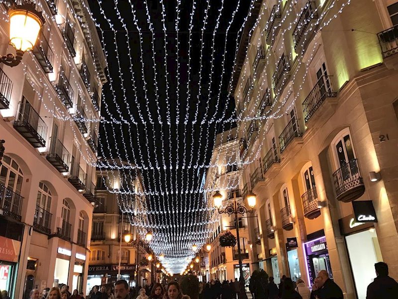 ep luces de navidad en la calle alfonso i de zaragoza