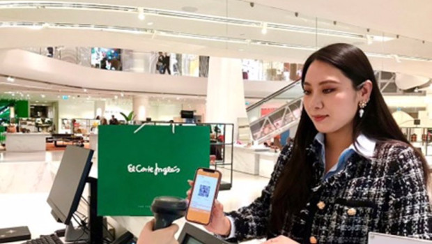 ep pagos de turistas asiaticos de alipay en el corte ingles