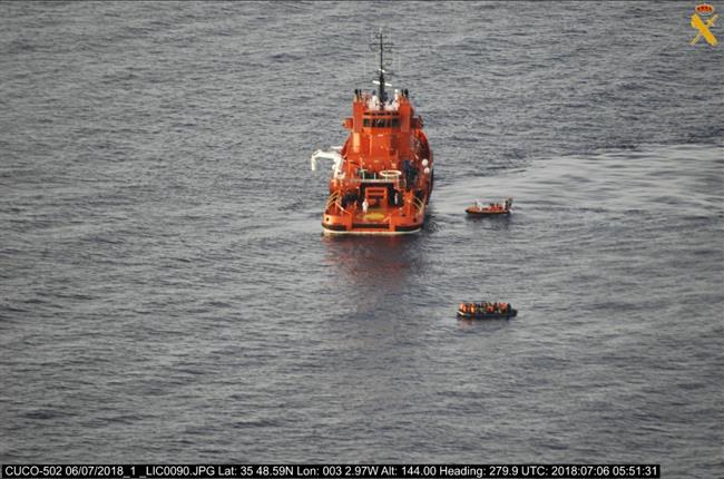 El SAR Mastelero rescata dos pateras divisadas por CUCO 502 DE Guardia Civil | SALVAMENTO MARÍTIMO - Archivo ep sar mastelero rescatapateras divisadascuco 502guardia civil