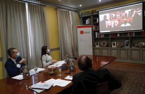 ep sus majestades los reyes han asistido a una sesion del comite cientifico del real instituto