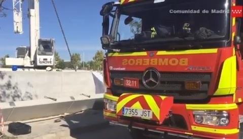 Trabajador fallecido en una obra | EMERGENCIAS 112 COMUNIDAD DE MADRID ep trabajador fallecidouna obra