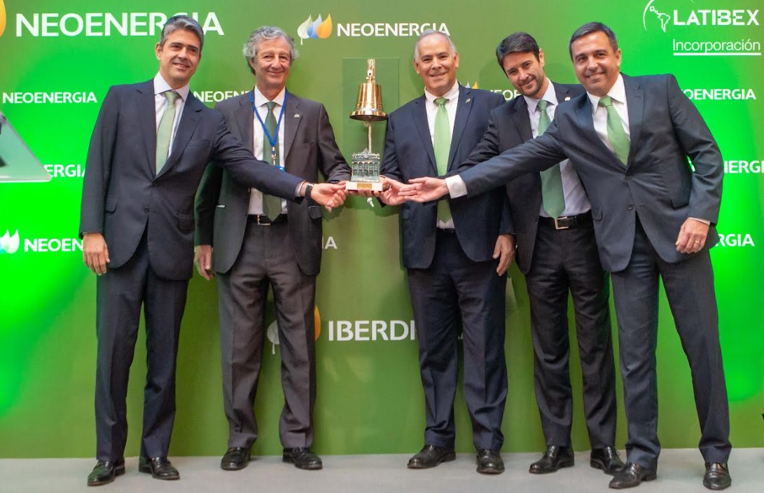 Neoenergía, filial brasileña de Iberdrola, debuta en el mercado español con subidas
