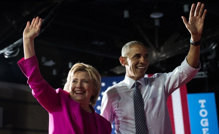 Hillary Clinton y Baracj Obama (imagen de archivo). obama clinton