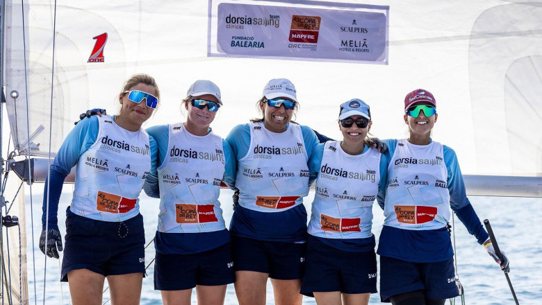 el equipo en copa del rey tripulantes armadora nuria snchez nomdedeu caa sara carmo maria solla lara himmes marga perello