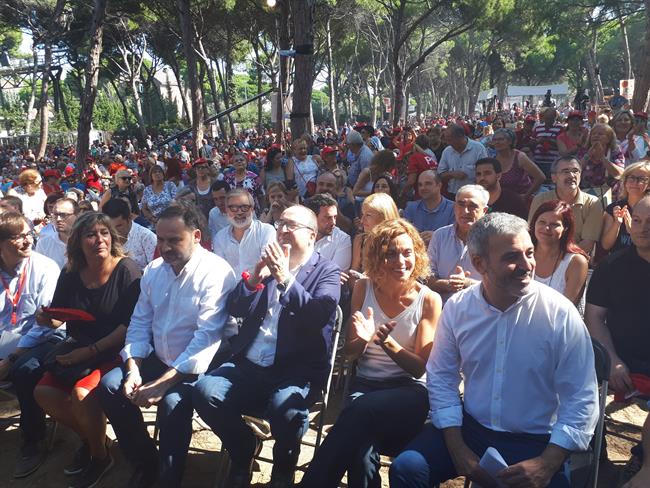 Ábalos, Iceta, Batet y Collboni en la Festa de la Rosa | Europa Press ep abalos iceta batetcollbonila festala rosa