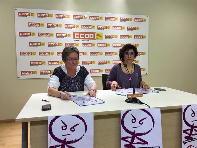 ep alba garcia i lidia sandalinas ccoo catalunya