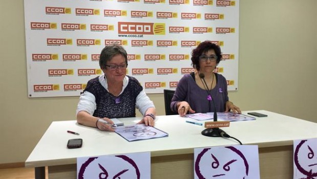 ep alba garcia i lidia sandalinas ccoo catalunya