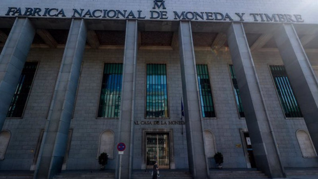 ep archivo   fachada de la fabrica nacional de moneda y timbre