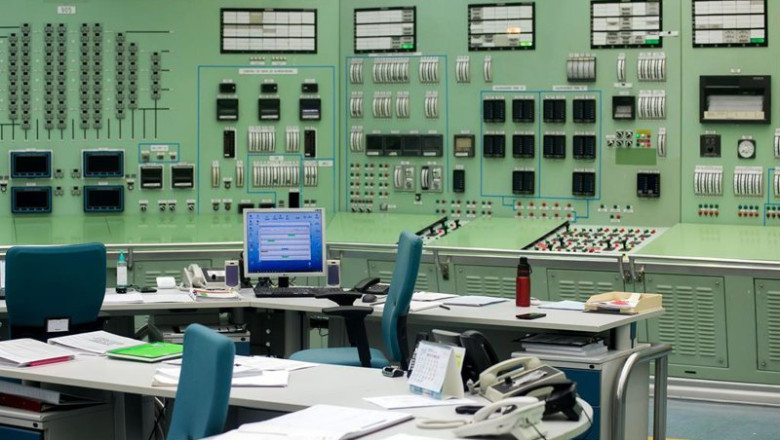 ep archivo   sala de control de la central nuclear de santa maria de garona a 23 de noviembre de