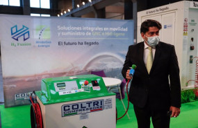 ep david perez en la inauguracion del green gas mobility