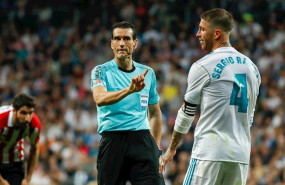 ep el colegiado juan martinez munuera avisa a sergio ramos en un real madrid-athletic de laliga