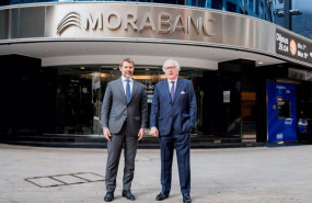 ep el consejero delegado de morabanc izq lluis alsina y el presidente juan maria nin