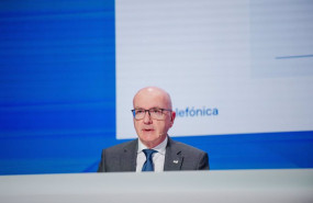 ep el consejero delegado de telefonica angel vila durante la presentacion de resultados de