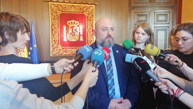 ep el delegado del gobierno en navarra jose luis arasti atiende a los periodistas