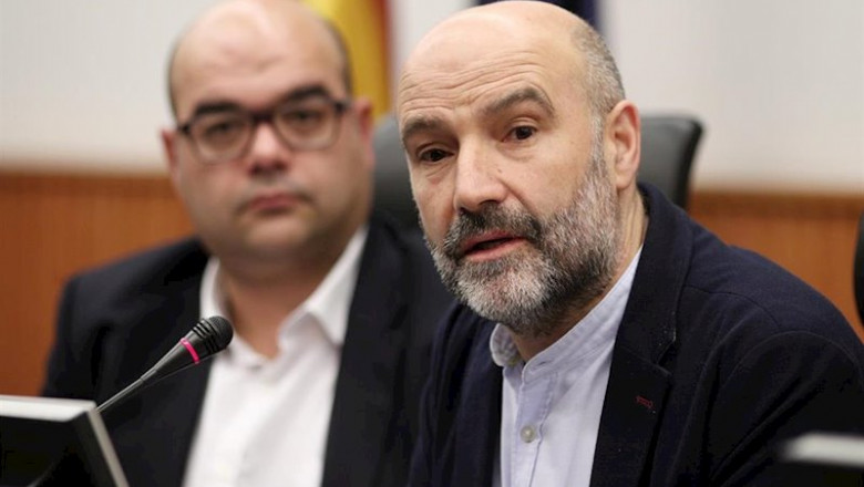 ep el diputado del bng nestor rego en rueda de prensa tras su reunion con el psoe dentro de la ronda