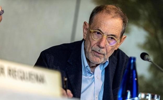 El exministro Javier Solana en una imagen de principios de marzo, antes de ser hospitalizado. | 'TALKING ABOUT TWITTER' - Archivo ep el exministro javier solana en una imagen de principios de marzo antes de ser hospitalizado