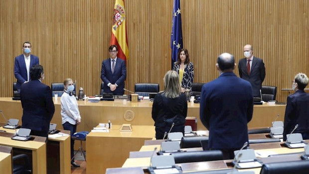 ep el ministro de sanidad salvador illa c junto con otros asistentes a la comision de sanidad del
