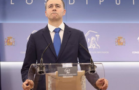 ep el portavoz del grupo parlamentario socialista hector gomez comparece en una rueda de prensa