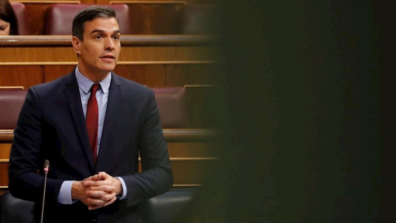 El presidente del Gobierno, Pedro Sánchez | Pool ep el presidente del gobierno pedro sanchez durante su intervencion en del debate este miercoles en