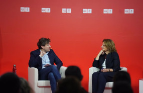 ep el secretario general del pse ee y candidato a lehendakari eneko andueza y la vicepresidenta
