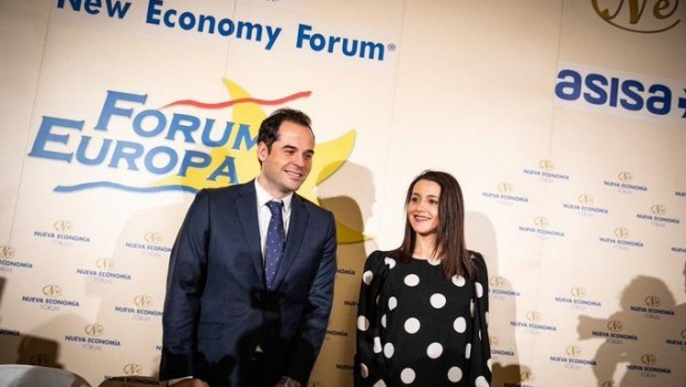 ep el vicepresidente de la comunidad de madrid ignacio aguado y la presidenta de ciudadanos y