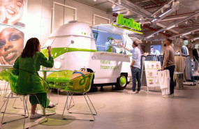 ep food truck en una tienda primark