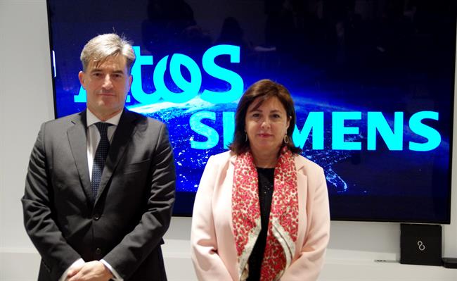 Iván Lozano (Atos Iberia) y Rosa García (Siemens España) | SIEMENS ep ivan lozano atos iberia y rosa garcia siemens espana