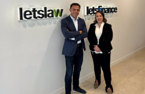 ep jose maria banos fundador y ceo de la letslaw y silvia altieri consejera delegada de letsfinance