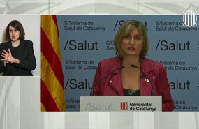 ep la consellera de salud alba verges durante la rueda de prensa telematica de este viernes 3 de