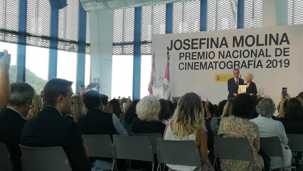 ep la directora de cine y guionista josefina molina recoge en el 67 festival internacional de cine