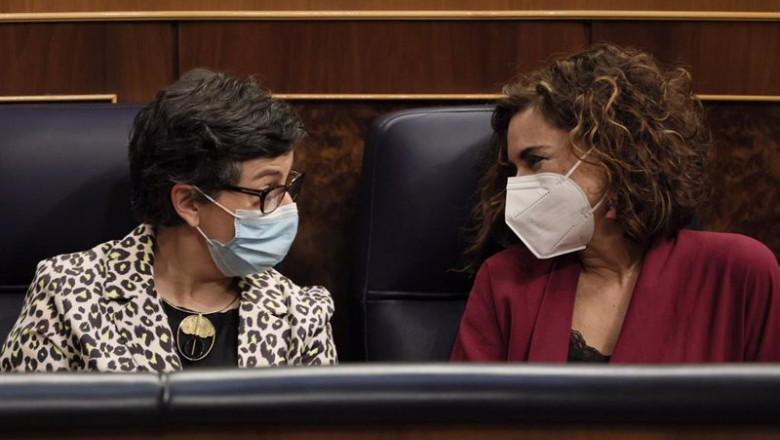 ep la ministra de asuntos exteriores union europea y cooperacion arancha gonzalez laya i conversa
