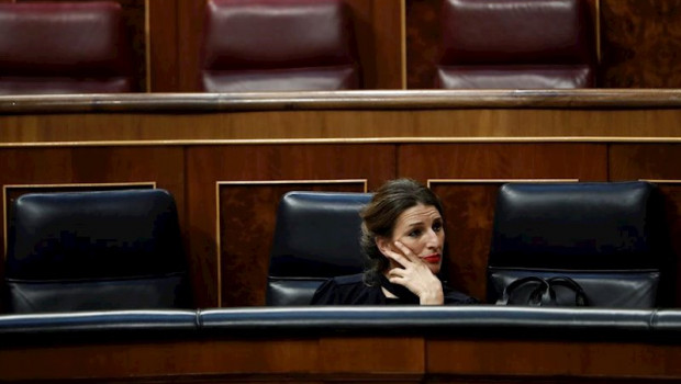 ep la ministra de trabajo yolanda diaz al inicio del pleno celebrado este miercoles en el congreso