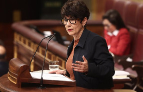 ep la portavoz del pnv maribel vaquero en una sesion de control al gobierno en el congreso de los