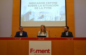 ep la presidenta de cepyme angela de miguel el presidente del consell territorial de la pime de