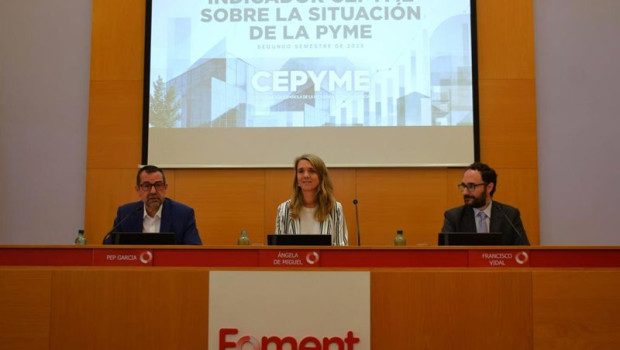 ep la presidenta de cepyme angela de miguel el presidente del consell territorial de la pime de