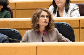 ep la vicepresidenta primera y ministra de hacienda maria jesus montero durante la sesion plenaria