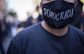 ep manifestacion en sao paulo contra el presidente de brasil jair bolsonaro durante la pandemia de