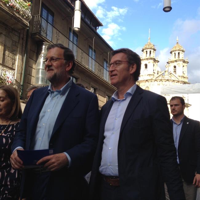 Mariano Rajoy y Alberto Núñez Feijóo pasean por Pontevedra | Europa Press - Archivo ep mariano rajoyalberto nunez feijoo paseanpontevedra