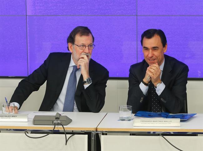 Mariano Rajoy y Fernando Martínez Maillo | EUROPA PRESS ep mariano rajoyfernando martinez maillo 20171019203001