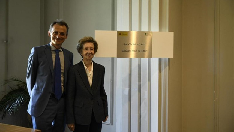 ep ministrociencia innovacionuniversidadesfunciones pedro duquela bioquimicaganadorapremio inventor europeo 2019 margarita salas posanaplacala inscripcion salonactos margarita salas falgueras duranteac