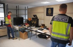 ep objetos intervenidosla policiala operacion