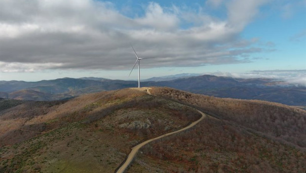 ep parque eolico de mikronoros en la provincia griega de rodopi