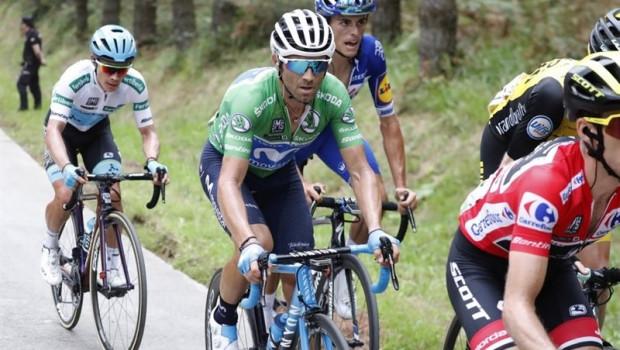 ep alejandro valverde movistar en la etapa 19 de la vuelta 2018
