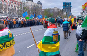 ep arag asaja ha acudido a la manifestacion de madrid en defensa del mundo rural